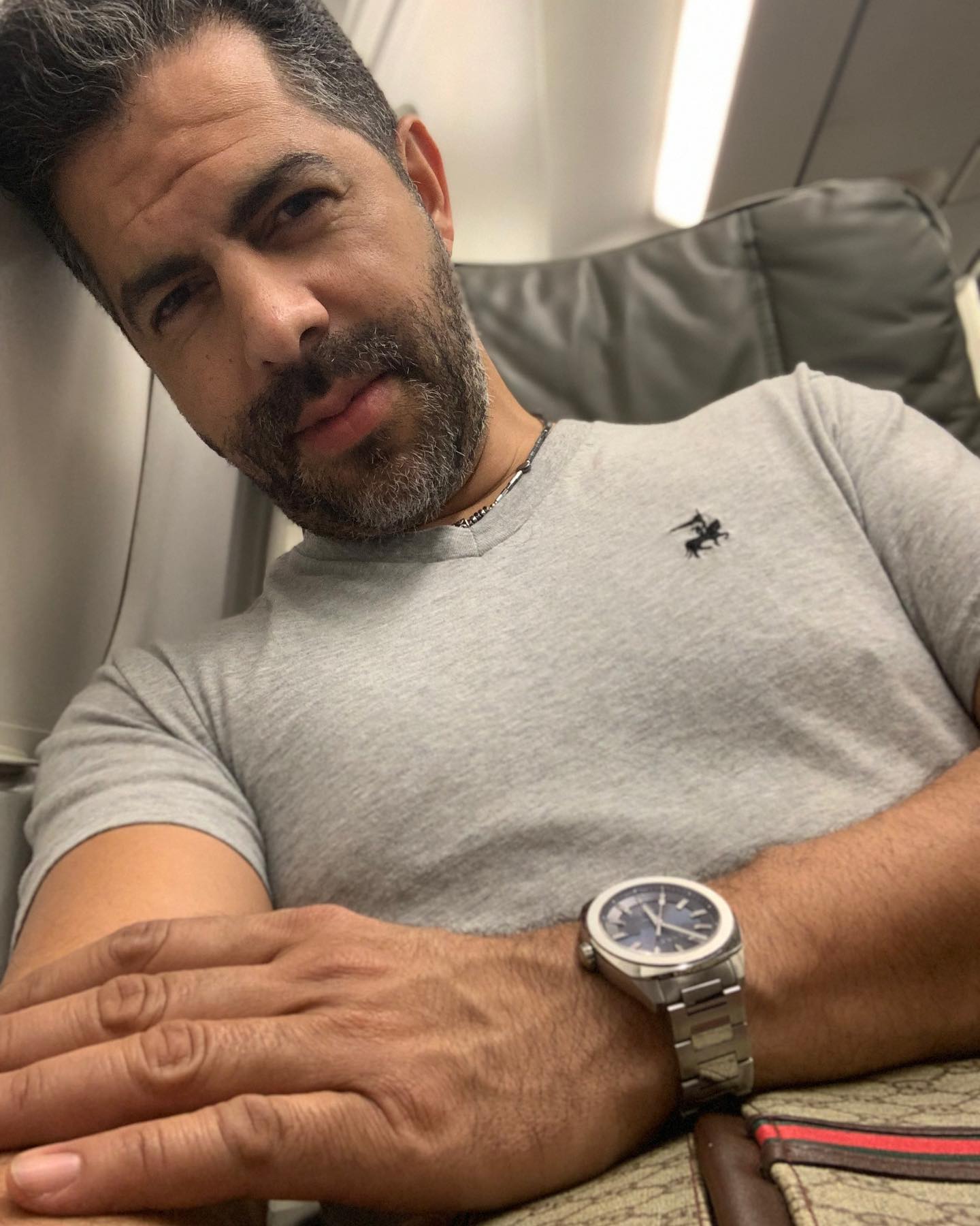Adlan Cruz - Airborne on my way to Dubai, seventeen hours of combined ...