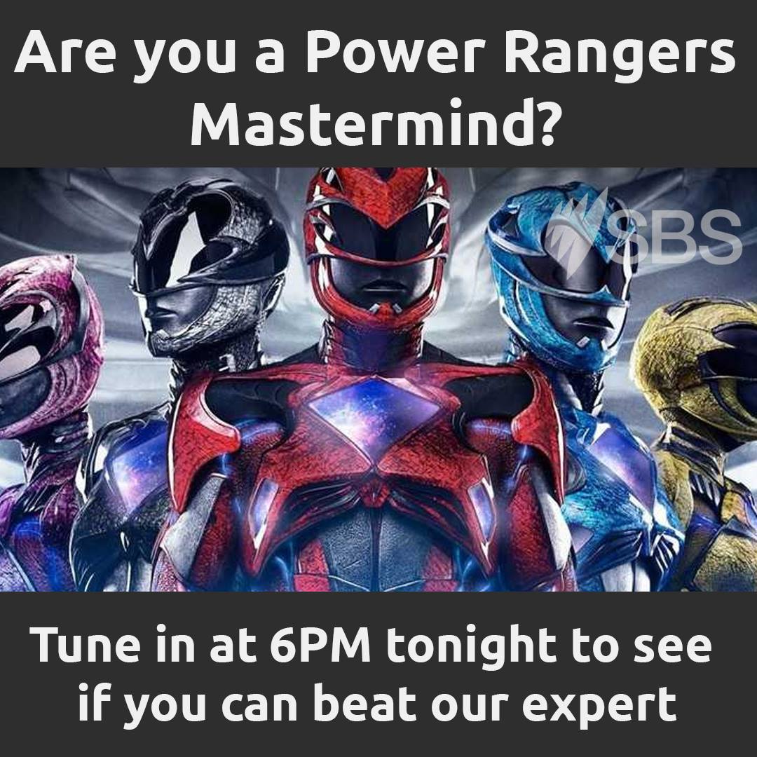 SBS Australia - Know your Red Ranger from your Yellow Ranger? Tune in ...
