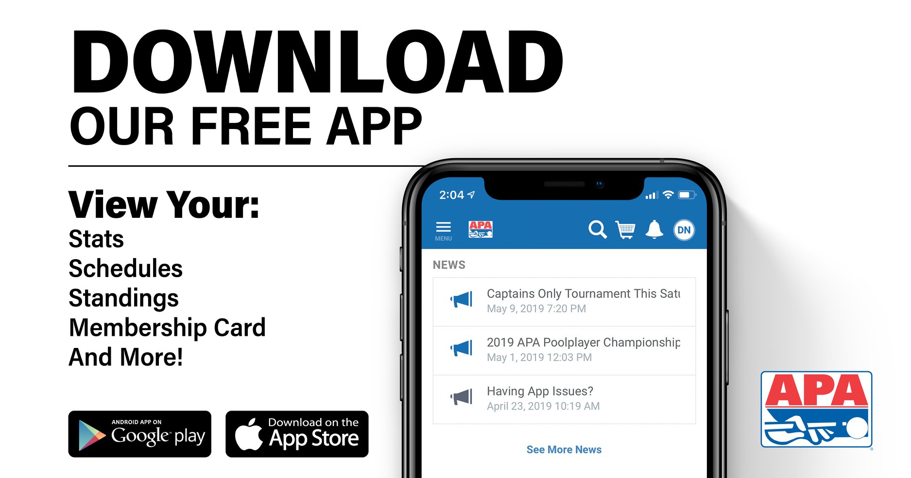 It's FREE and... - American Poolplayers Association - APA