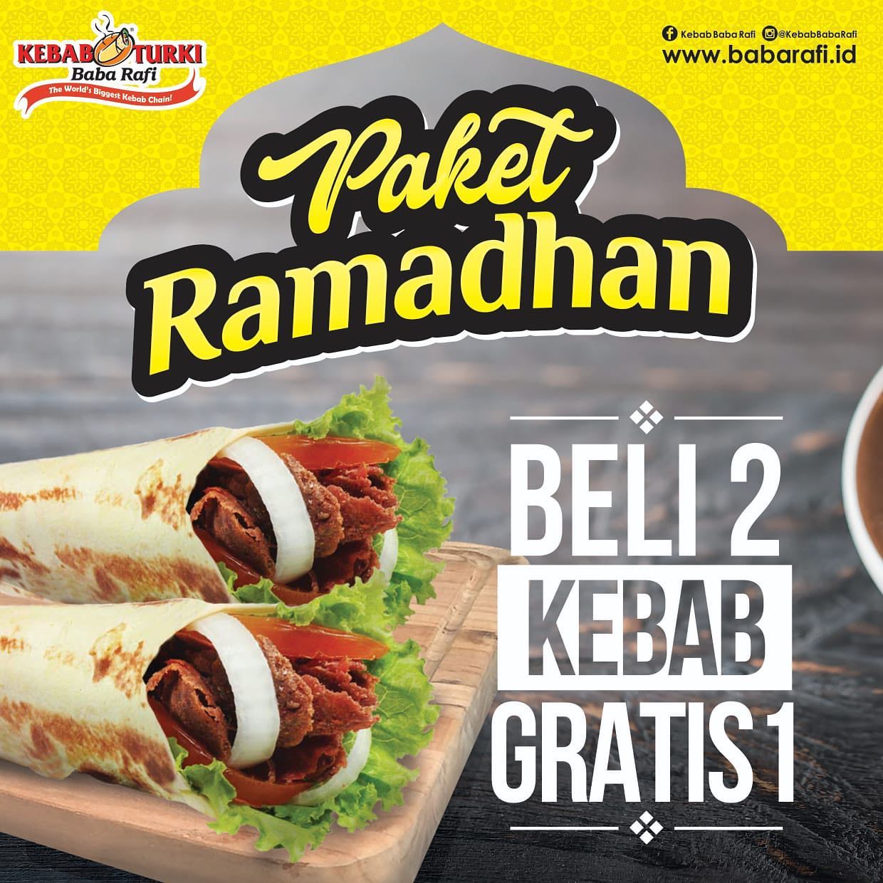Kebab Baba Rafi - Halo semua! Bagi pelanggan setia Baba...
