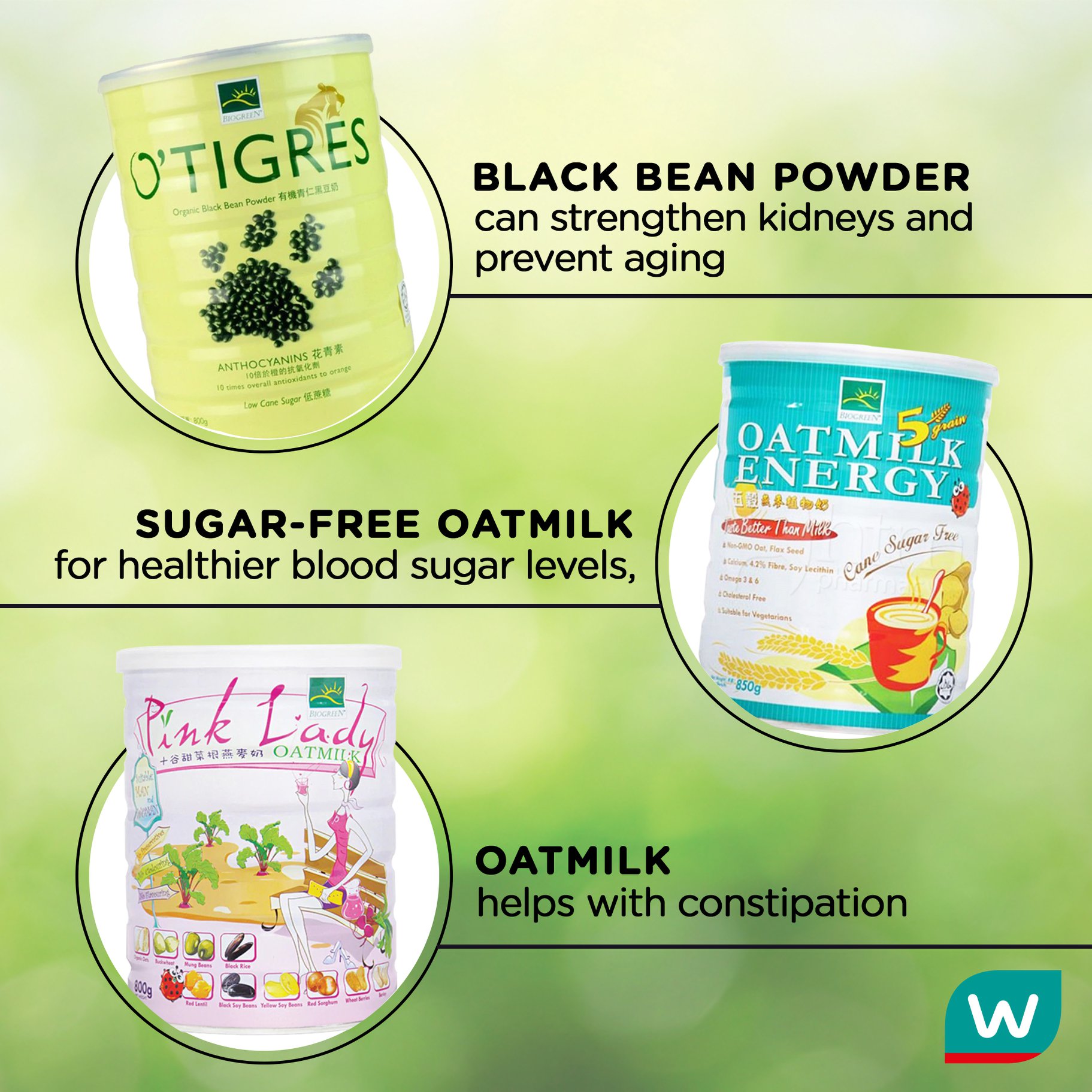 Natural and organic products have amazing health benefits. Try these Biogreen products today and say hello to a healthy you! Shop now at https://goo.gl/vzPjdy. #WatsonsMalaysia