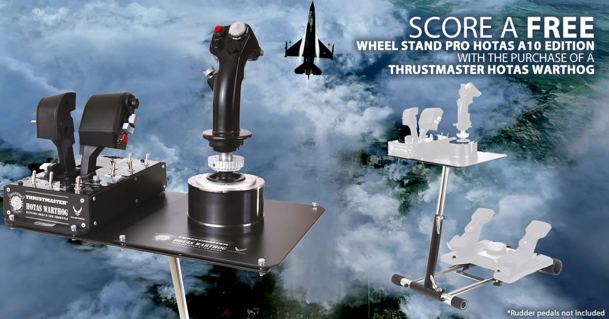 Take your Flight Sim setup to the next level! Grab a Thrustmaster 