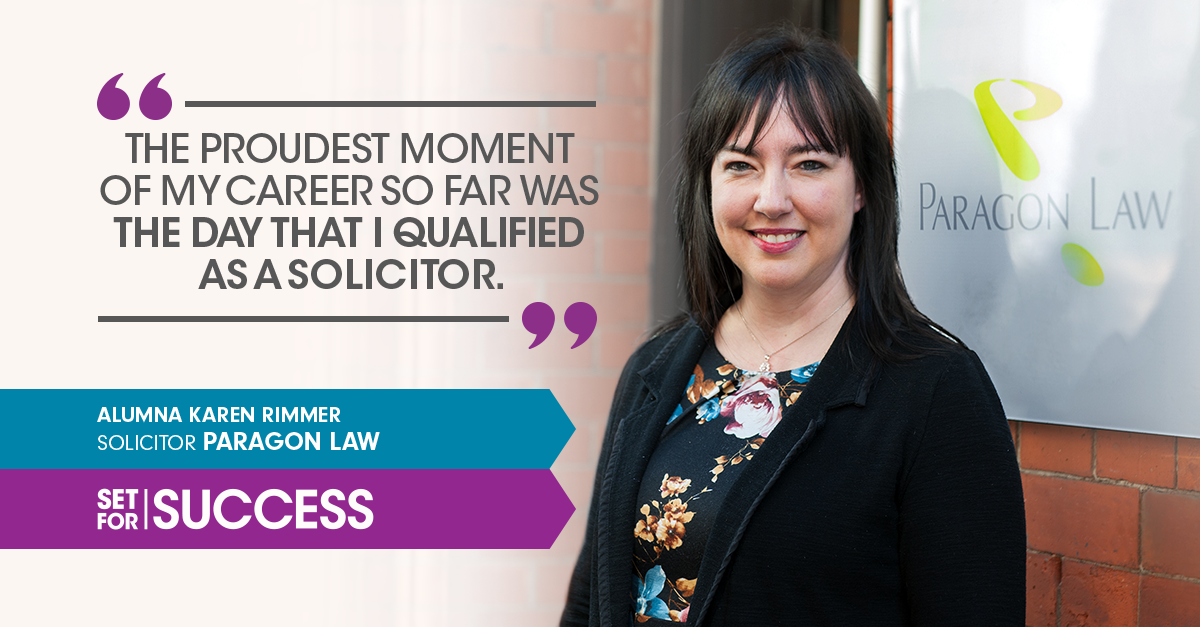 The University of Law - Karen Rimmer studied the LPC with us. Since ...