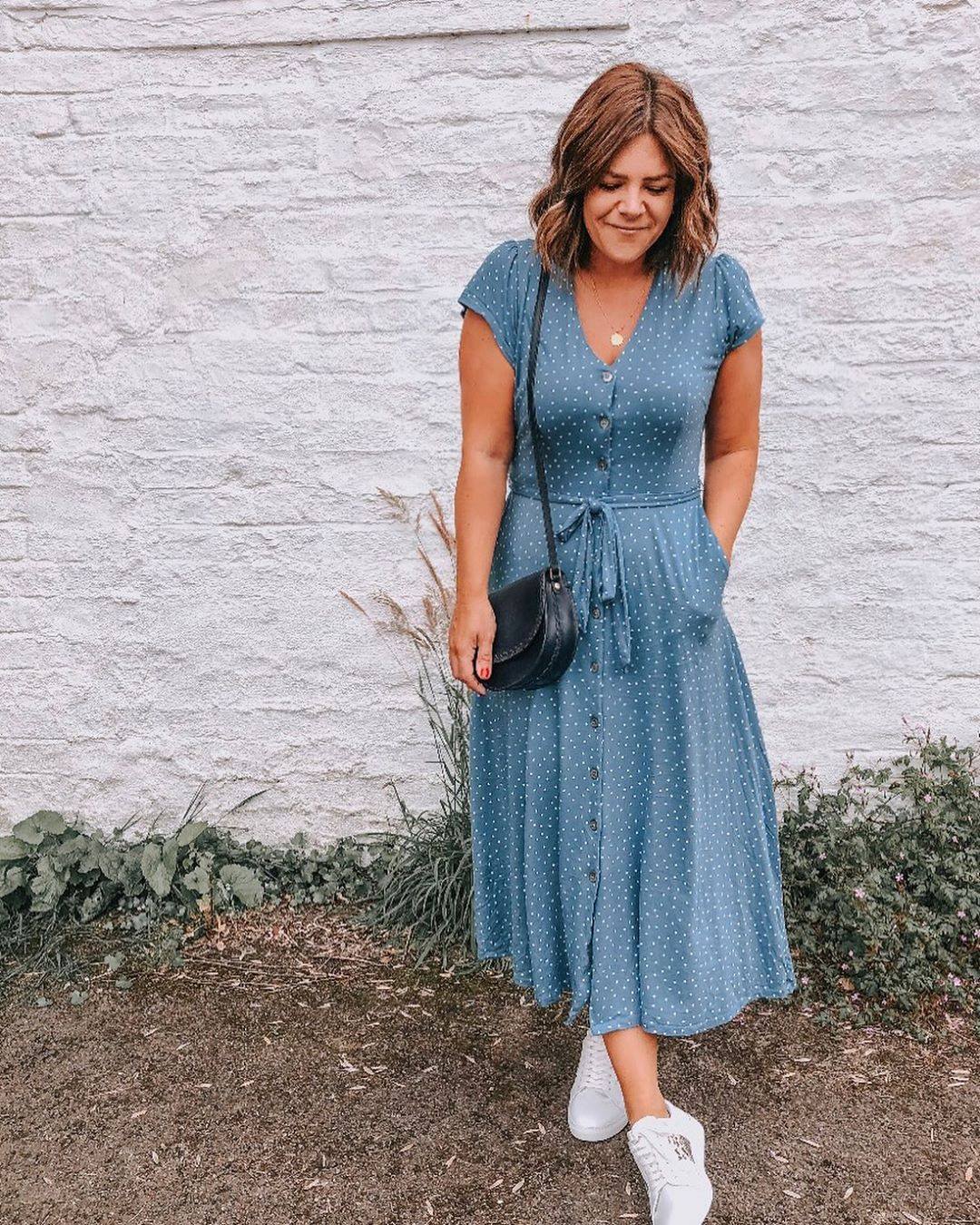 cut out beach dress Blue Crisscross Halter Cutout Size (AU):M summersale2020 drenched promenade Clothing : Maxi Dresses