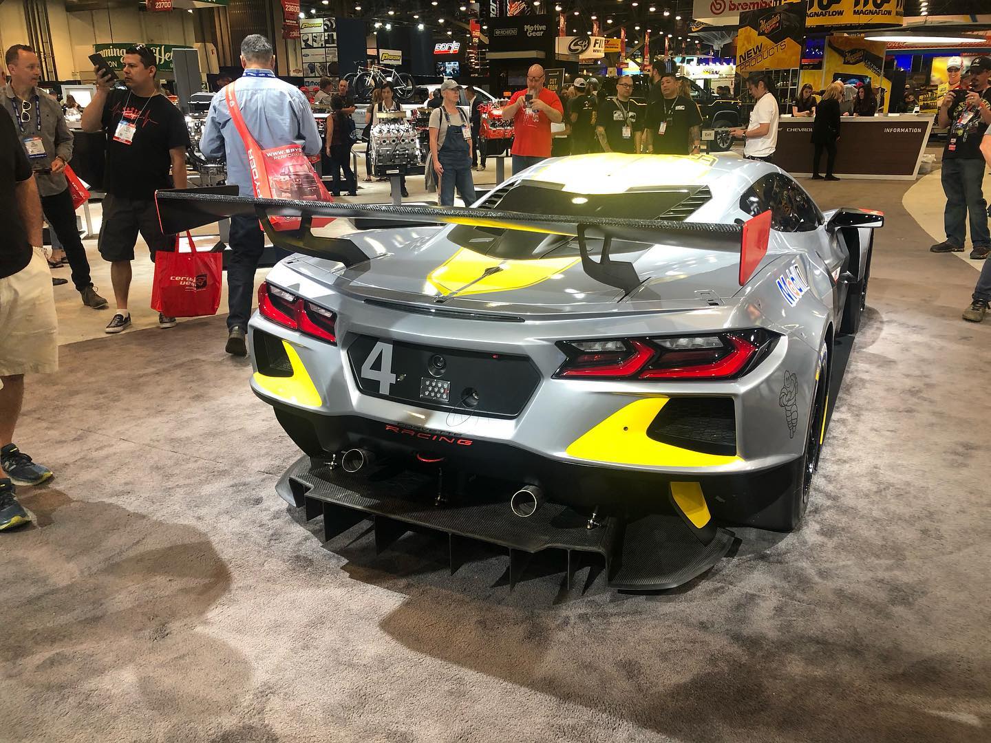 O&J Performance - New Corvette right out of the GM booth....
