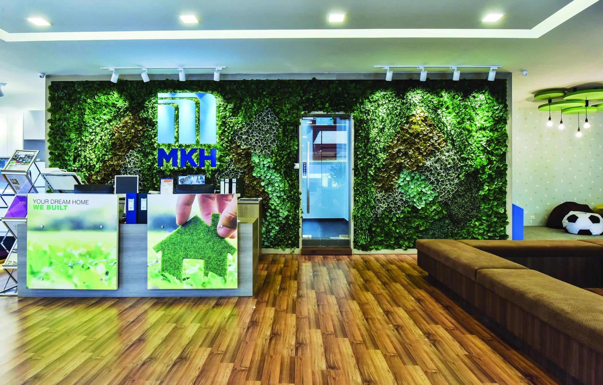 This gallery overflows with greenery, embodying MKH Berhad’s commitment ...