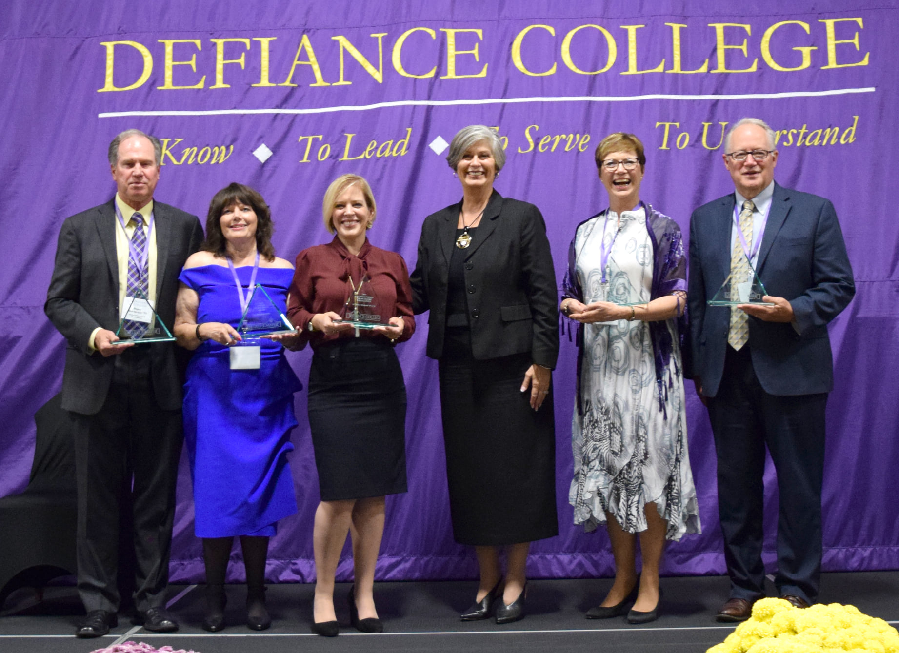 Honored for their achievements during... - Defiance College