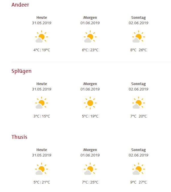 Endlich Wird S Warmer Der Schnee Viamala Echt