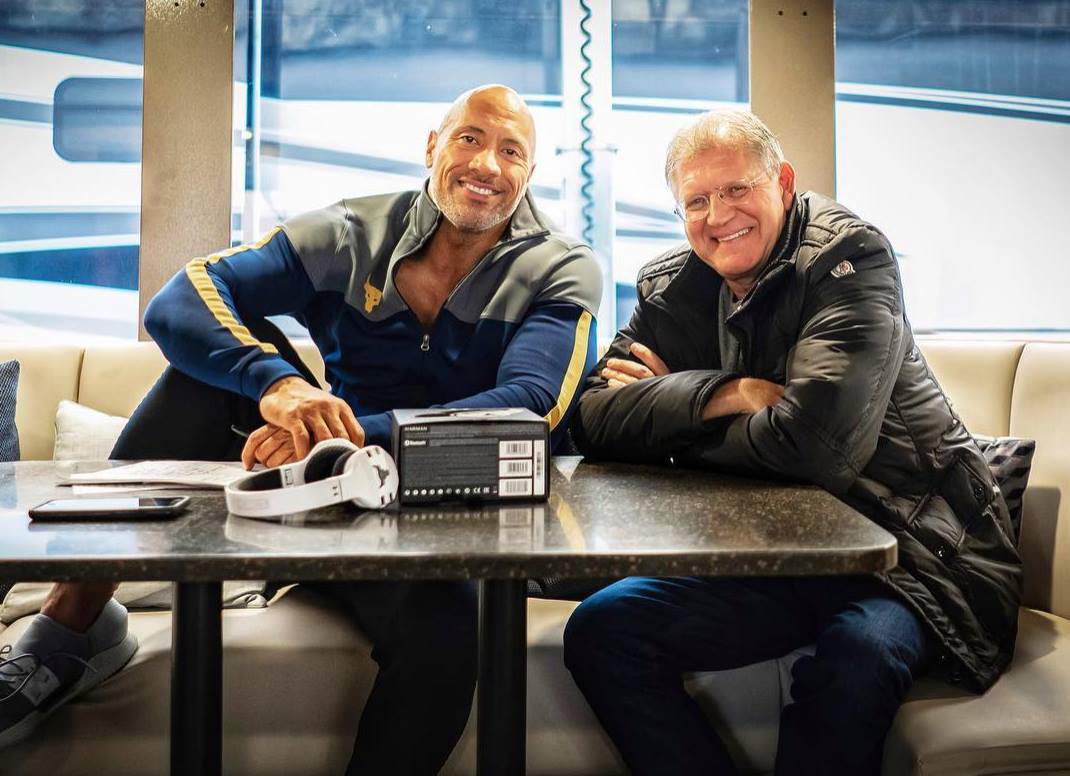 Dwayne The Rock Johnson - Solid hang. Great to partner with legendary ...