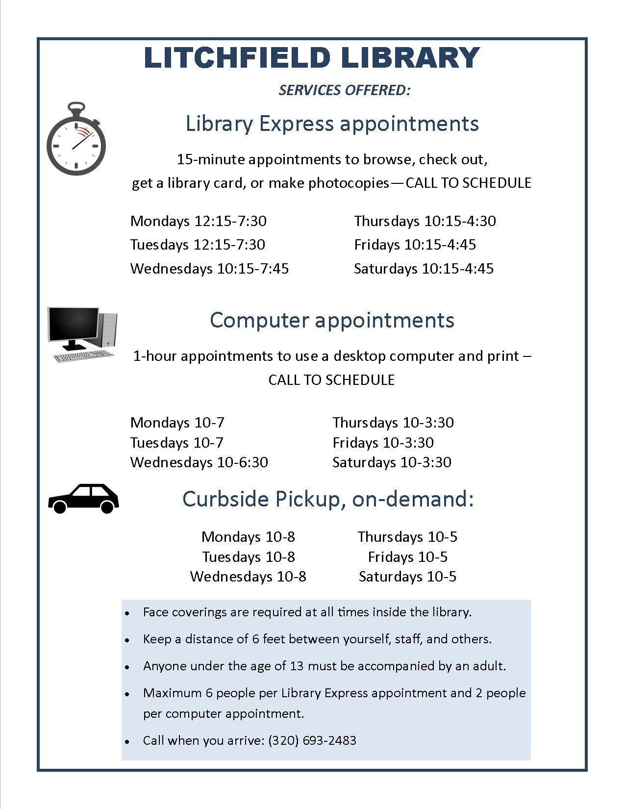 The library is open by... - Litchfield Public Library (MN) | Facebook
