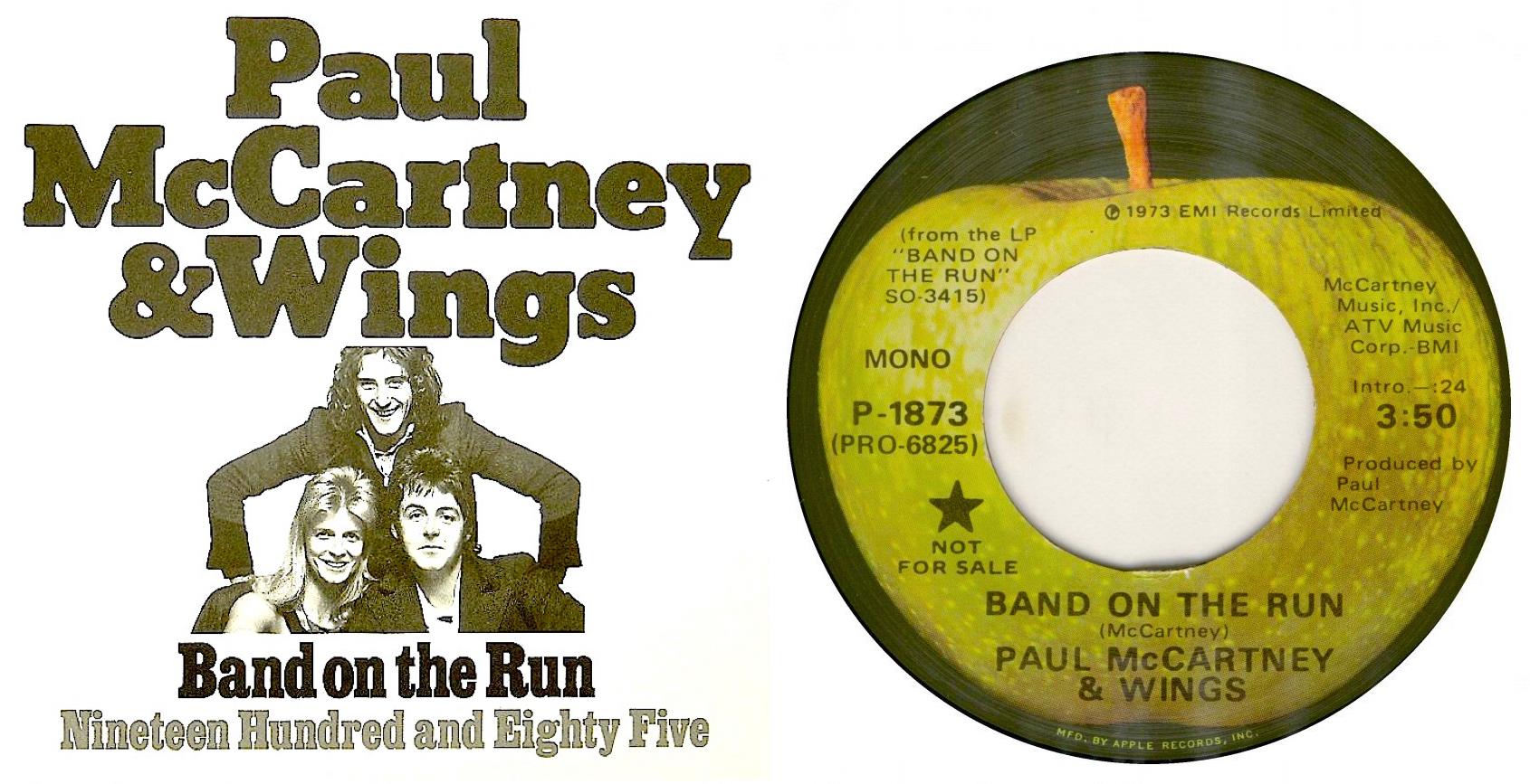 April 8, 1974 — “Band on the Run” (U.S. single) On this date, Paul 