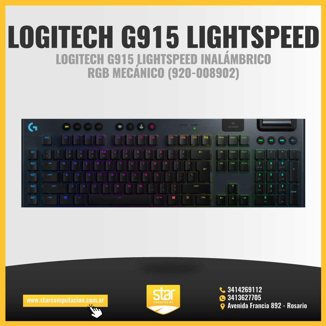 Nuevo ingreso: Teclado Gamer Logitech... - Star Computacion