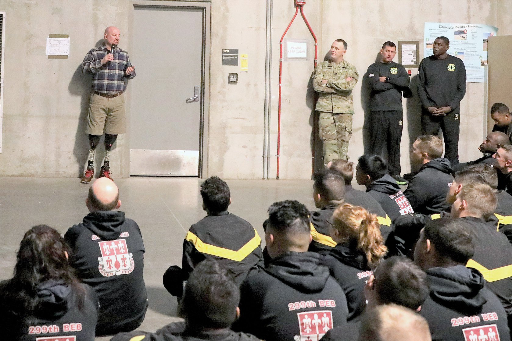 Scott Rigsby, left, a double... - U.S. Army Fort Carson | Facebook