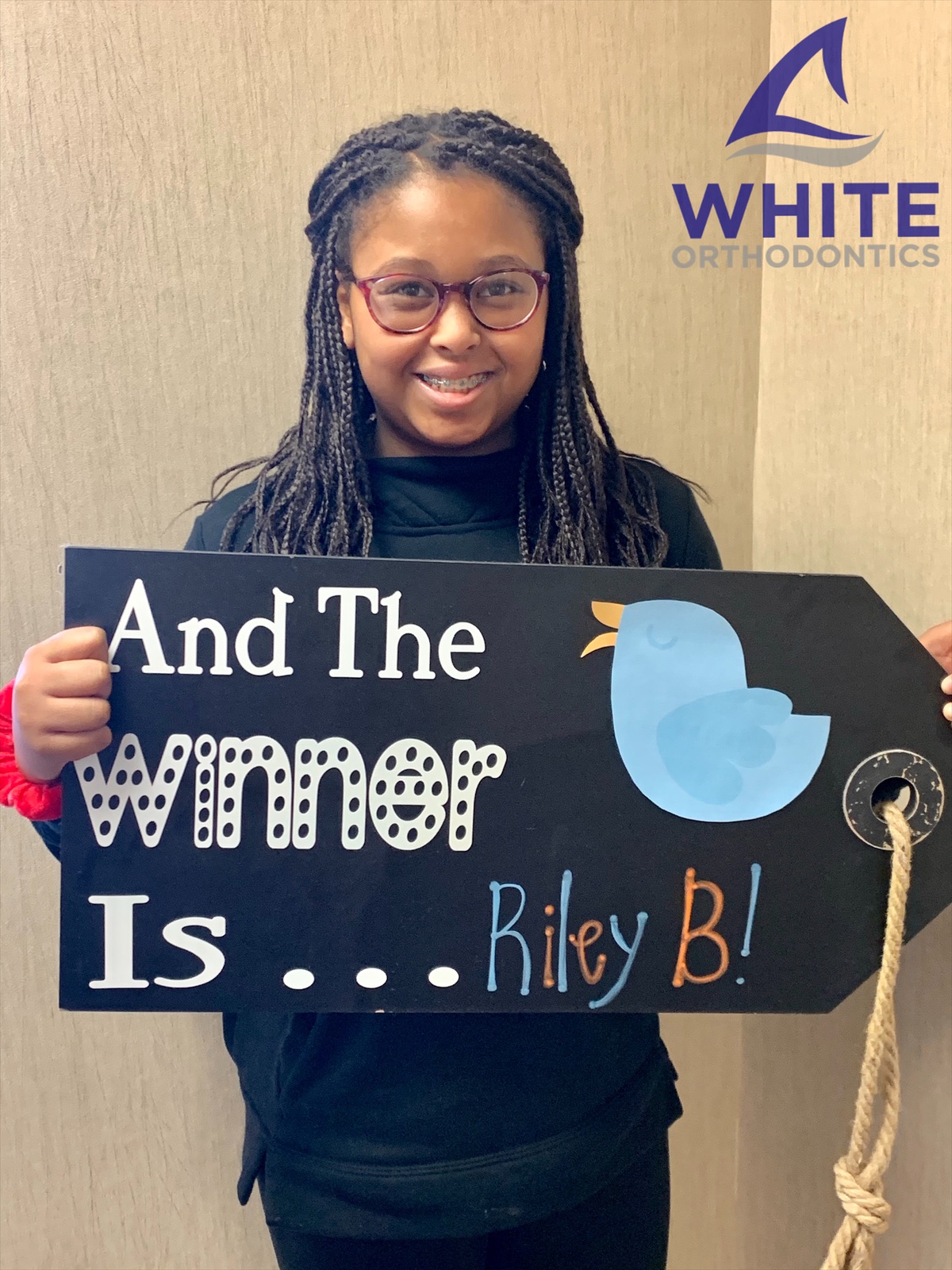 CoNgRaTuLaTiOnS Riley! She was the... - White Orthodontics