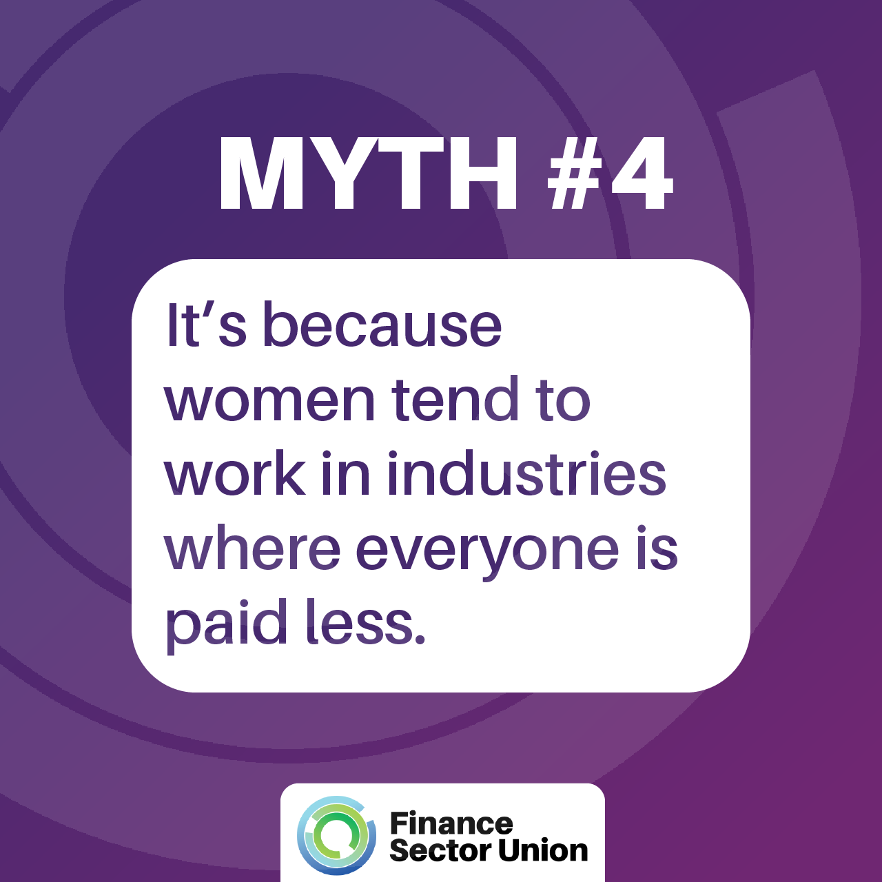 Getting The Facts On The Gender Pay Gap Finance Sector Union