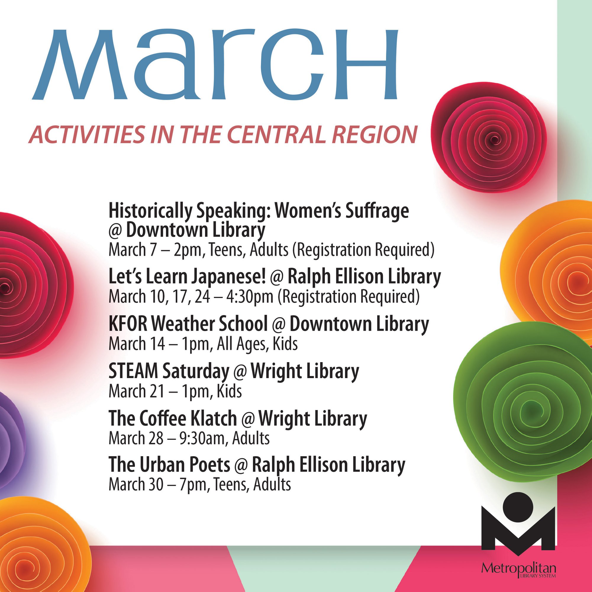 Metropolitan Library System... - Metropolitan Library System
