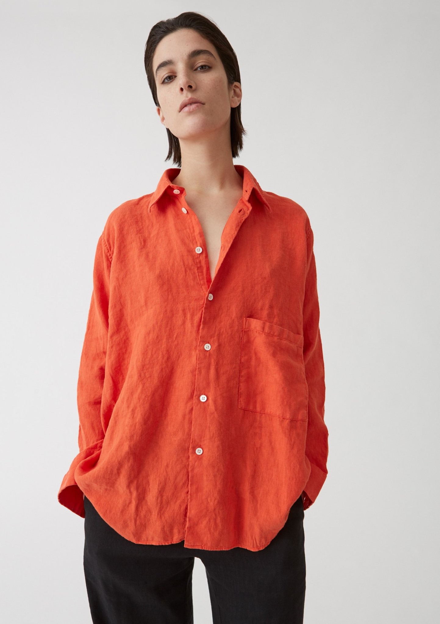 HOPE - The classic that never fails: Elma Shirt in fire orange 