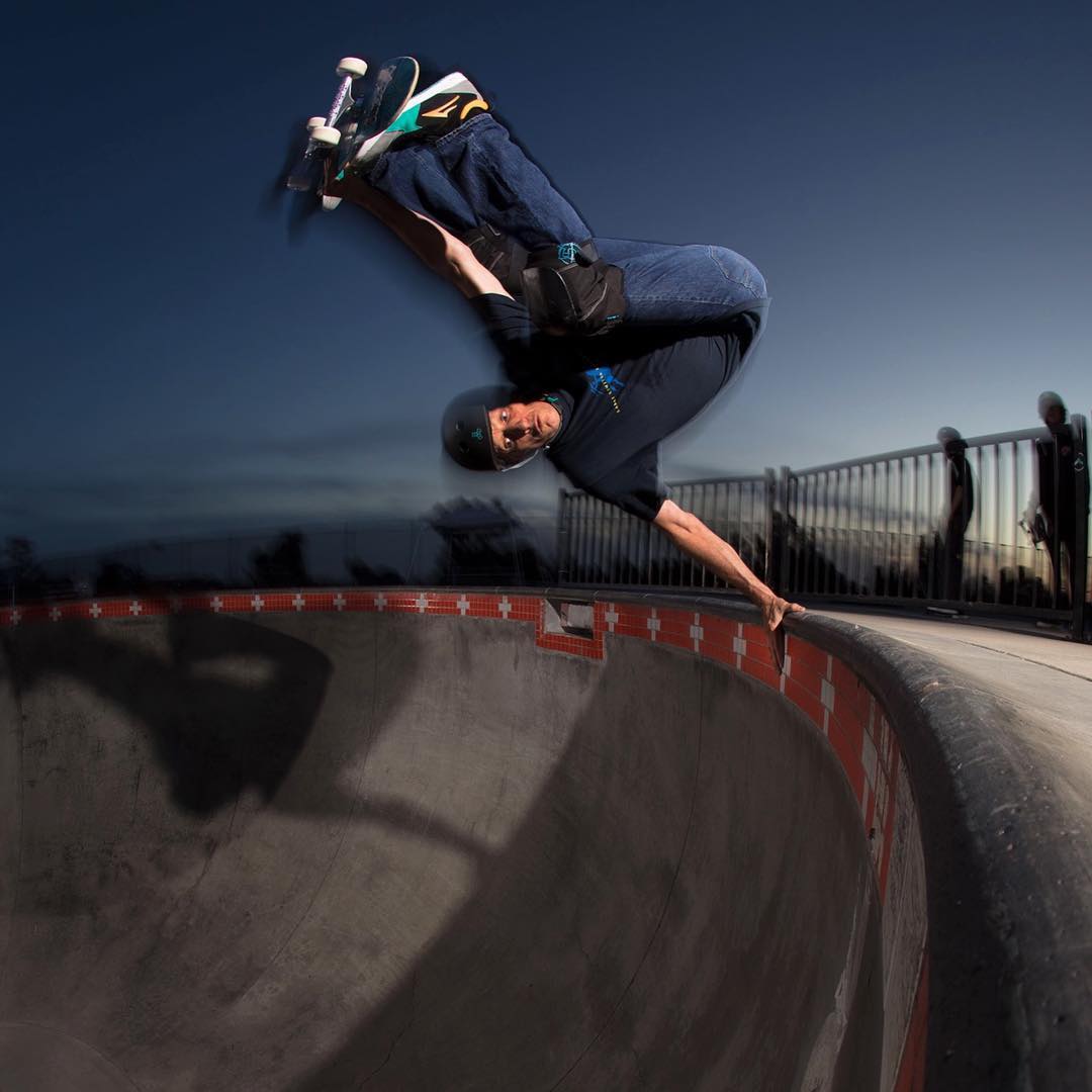 Tony Hawk - A rare frontside invert caught in the wild by ...