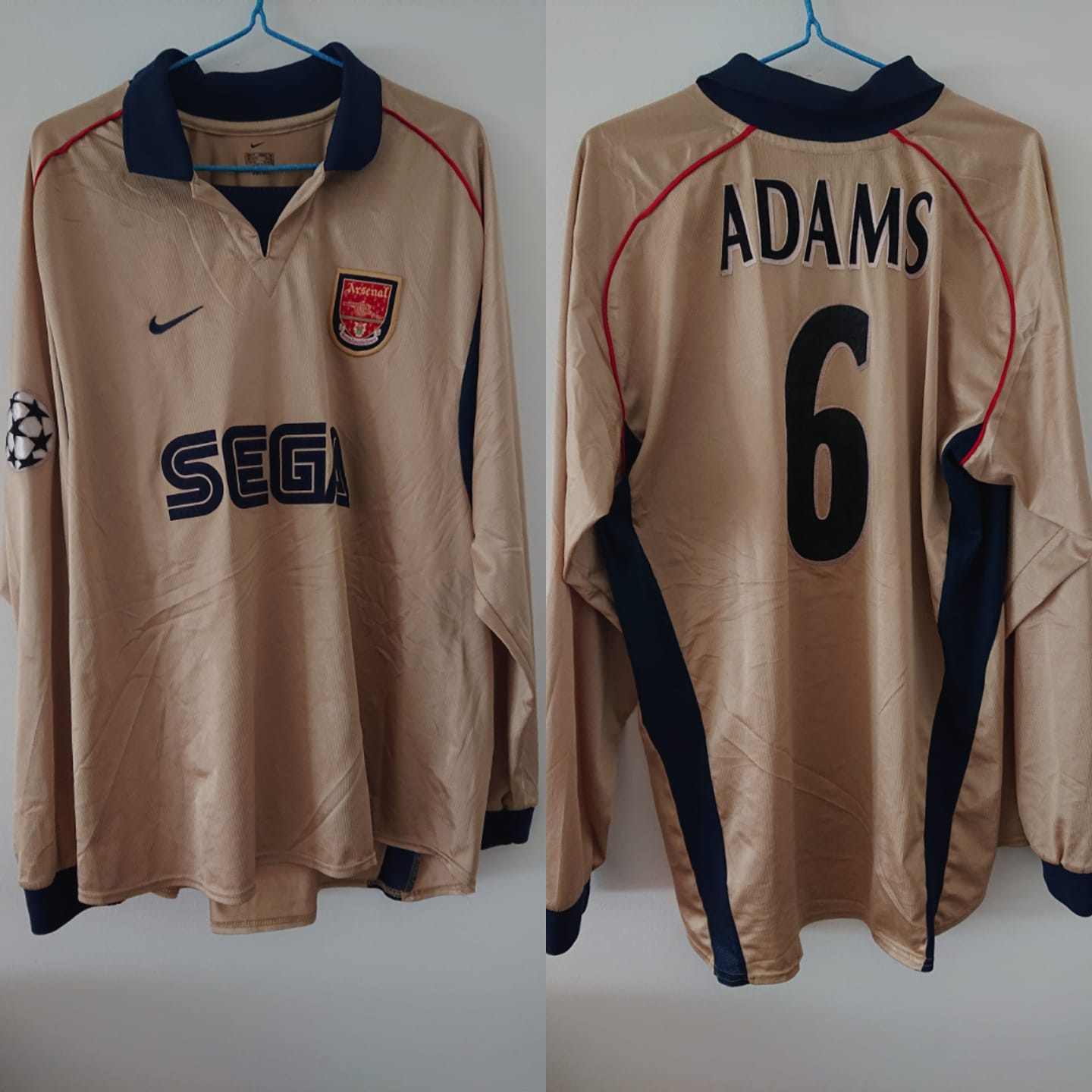 Arsenal 2001/02 Away Long Sleeved A glorious shirt sparking 