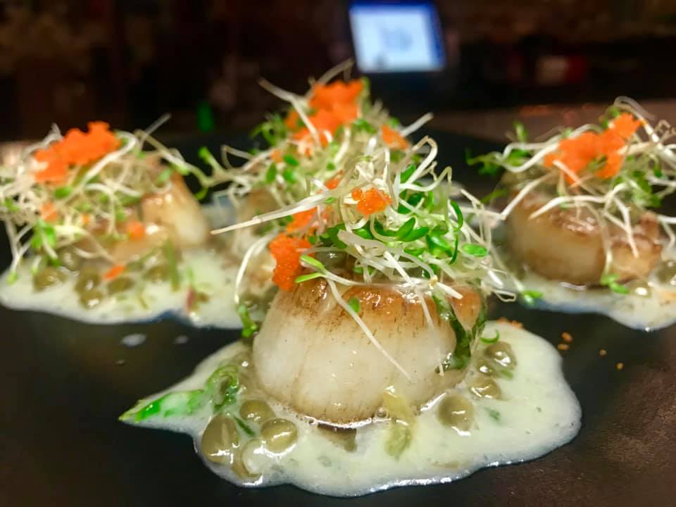 Seared scallops appetizer @rusticspoon - The Rustic Spoon