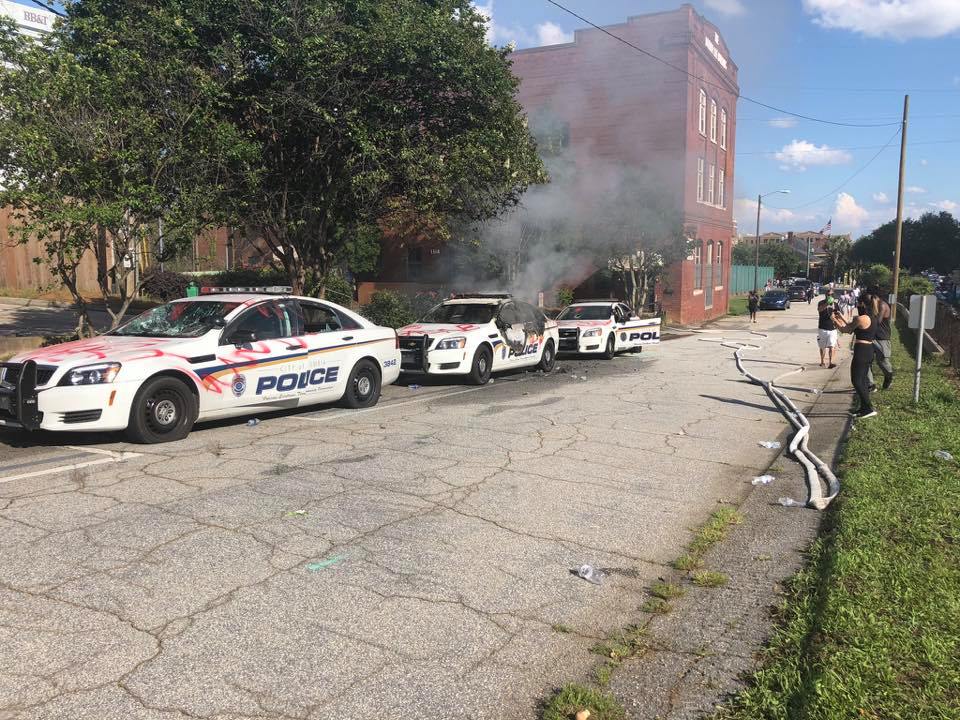 Cody Alcorn - Down in Columbia, South Carolina police cars have been ...