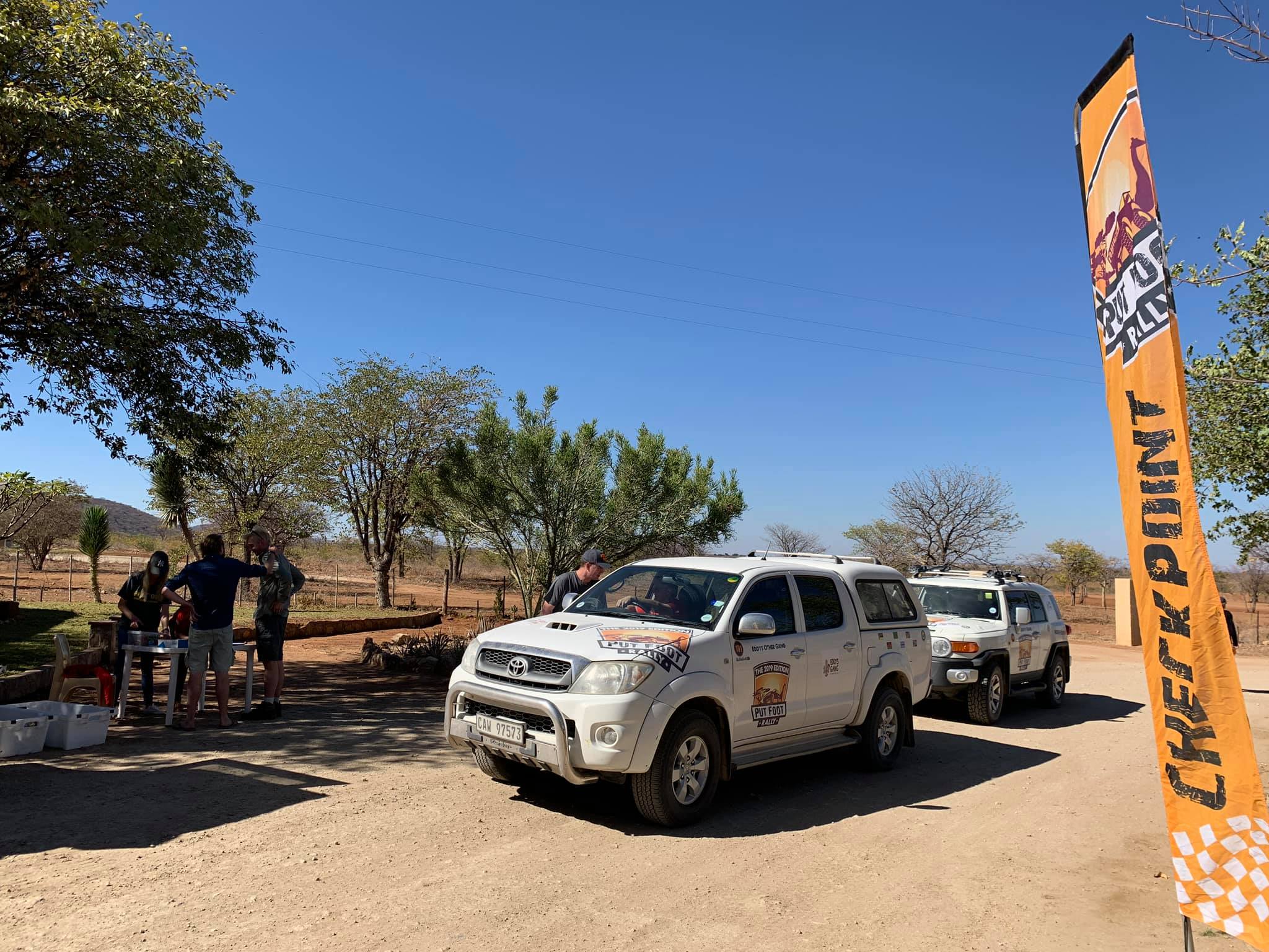 Put Foot Rally - From the teams arriving at the Checkpoint...