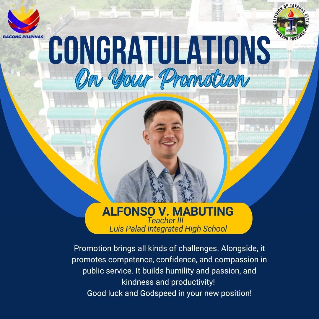 DepEd - May 2025 Newly Promoted CONGRATULATIONS on your Promotion ...