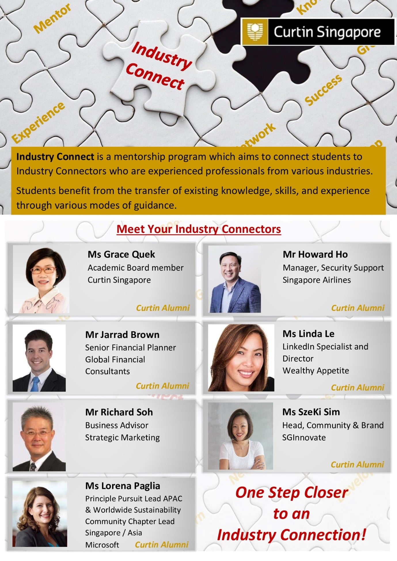 Curtin Singapore - Want first-hand guidance from Industry Professionals ...