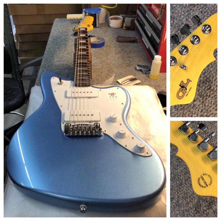 On the setup bench: a new G&L Tribute Series Doheny in Lake Placid