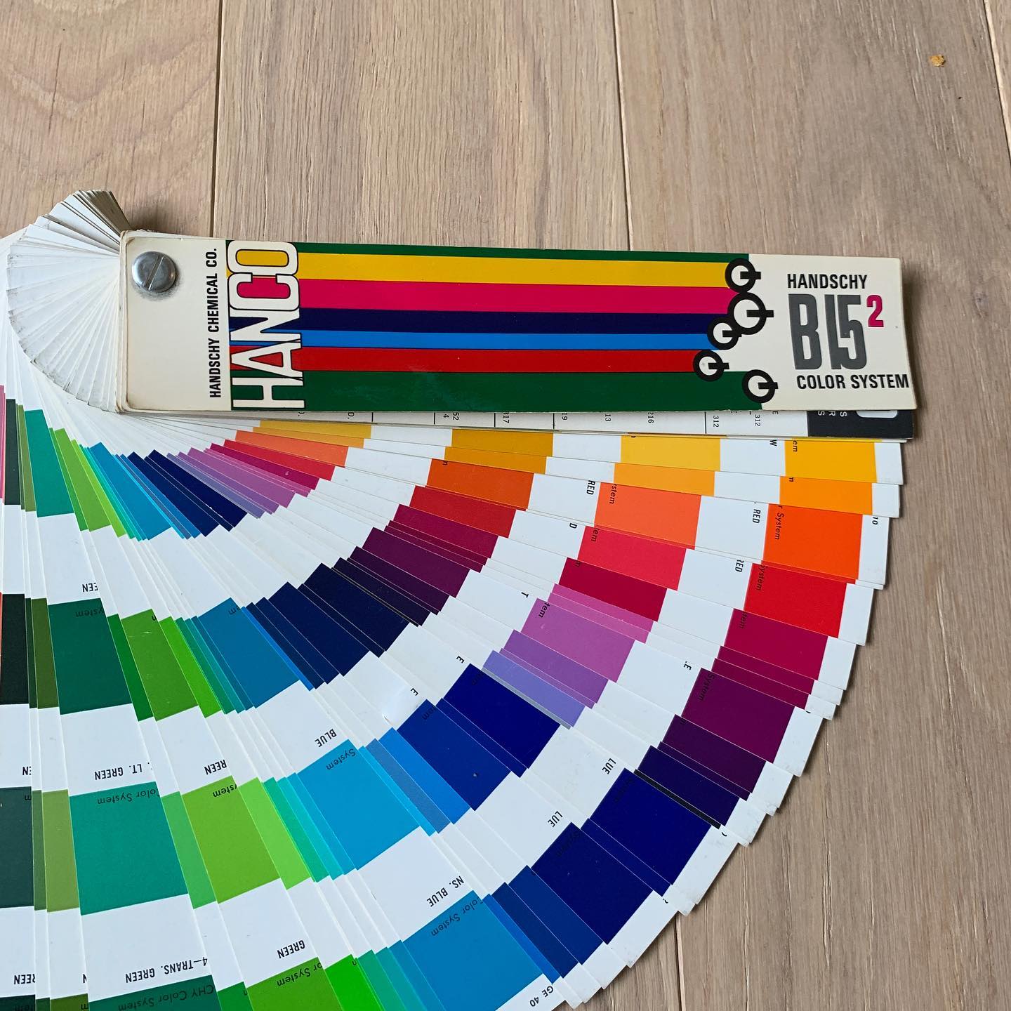 Vintage Pantone color formula decks from 1963