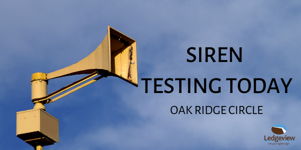 Town of Ledgeview - The emergency weather siren on Oak Ridge Circle is ...