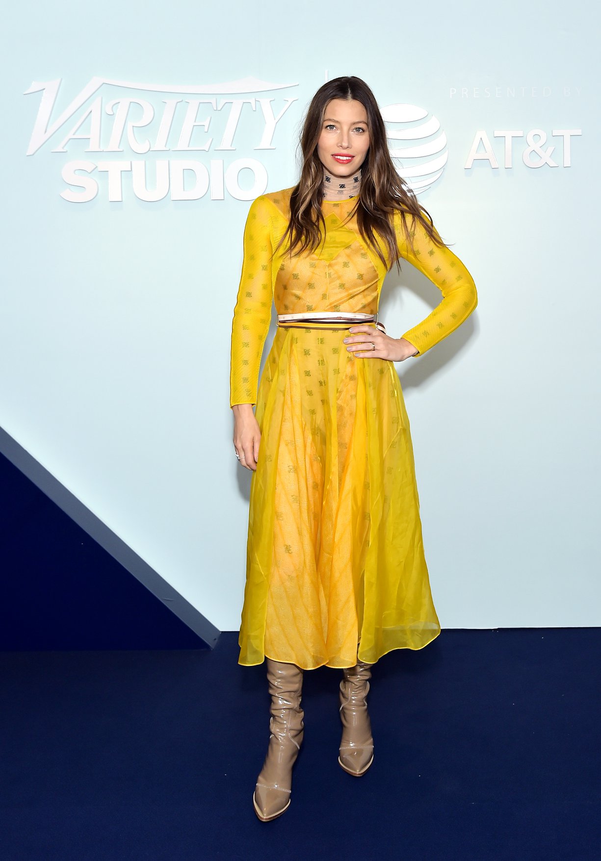 jessica biel gold dress Fendi Edit:Bridal Shower