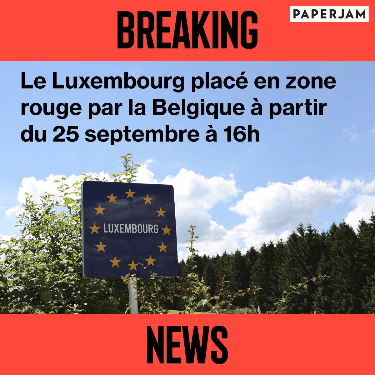 Paperjam - 🇱🇺🇧🇪 Le #Luxembourg placé sur la liste rouge par la Belgique ...