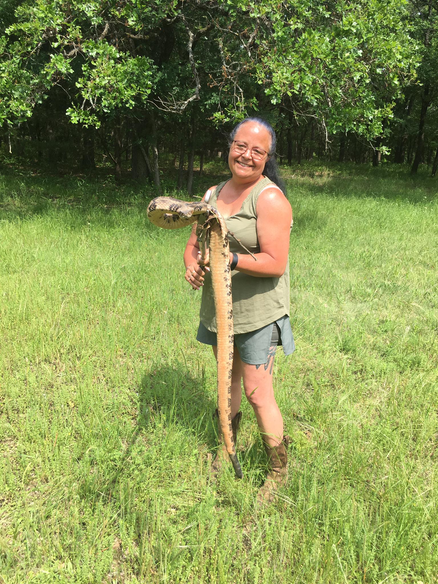 This Rattlesnake was my welcome... - Jimmy Houston Outdoors
