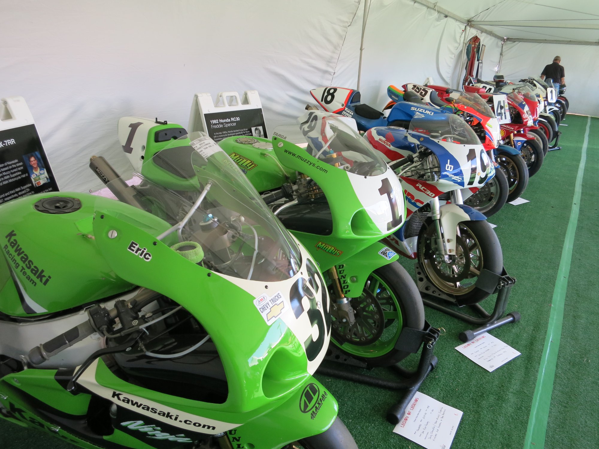 One of the really outstanding displays in the vendor area here at