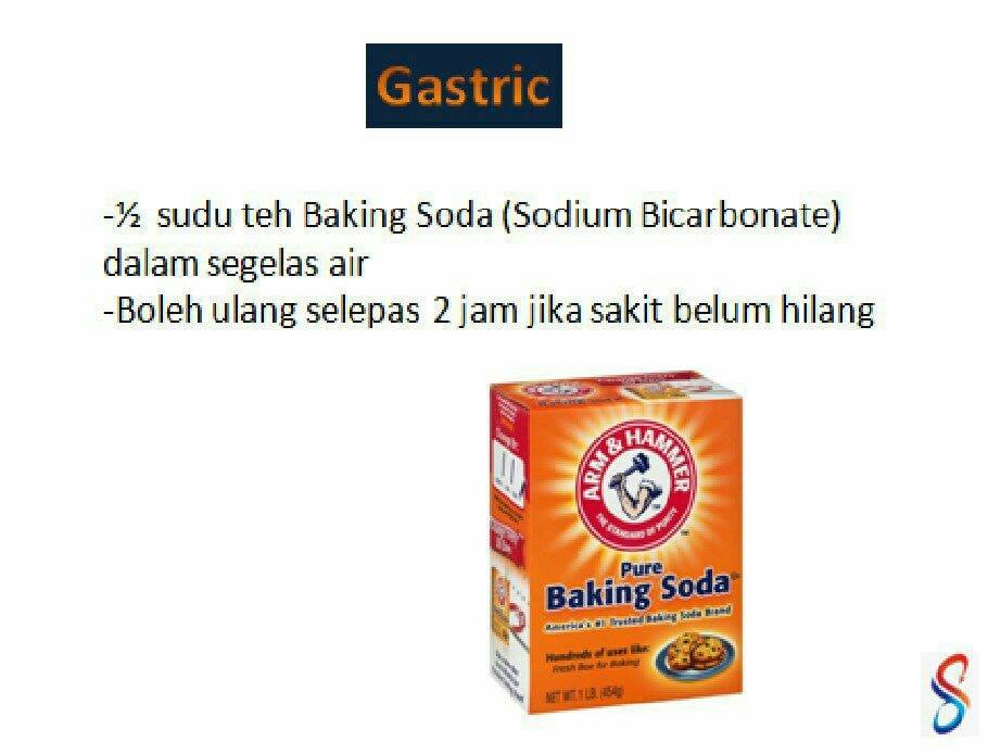 Zuzila Baking Soda Ni Sodium Bicarbonate Utk Neutralkan Asid Perut Kalau Ada Gastrik Masa If Facebook