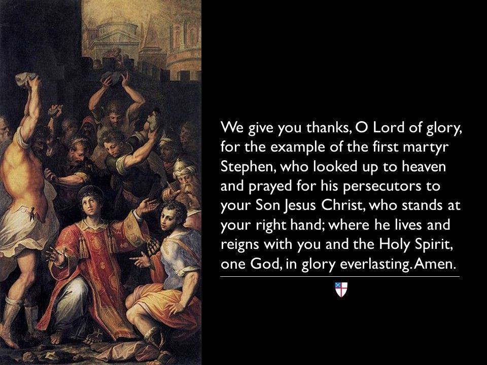 The Episcopal - We give you thanks, O Lord of glory, for the example of ...