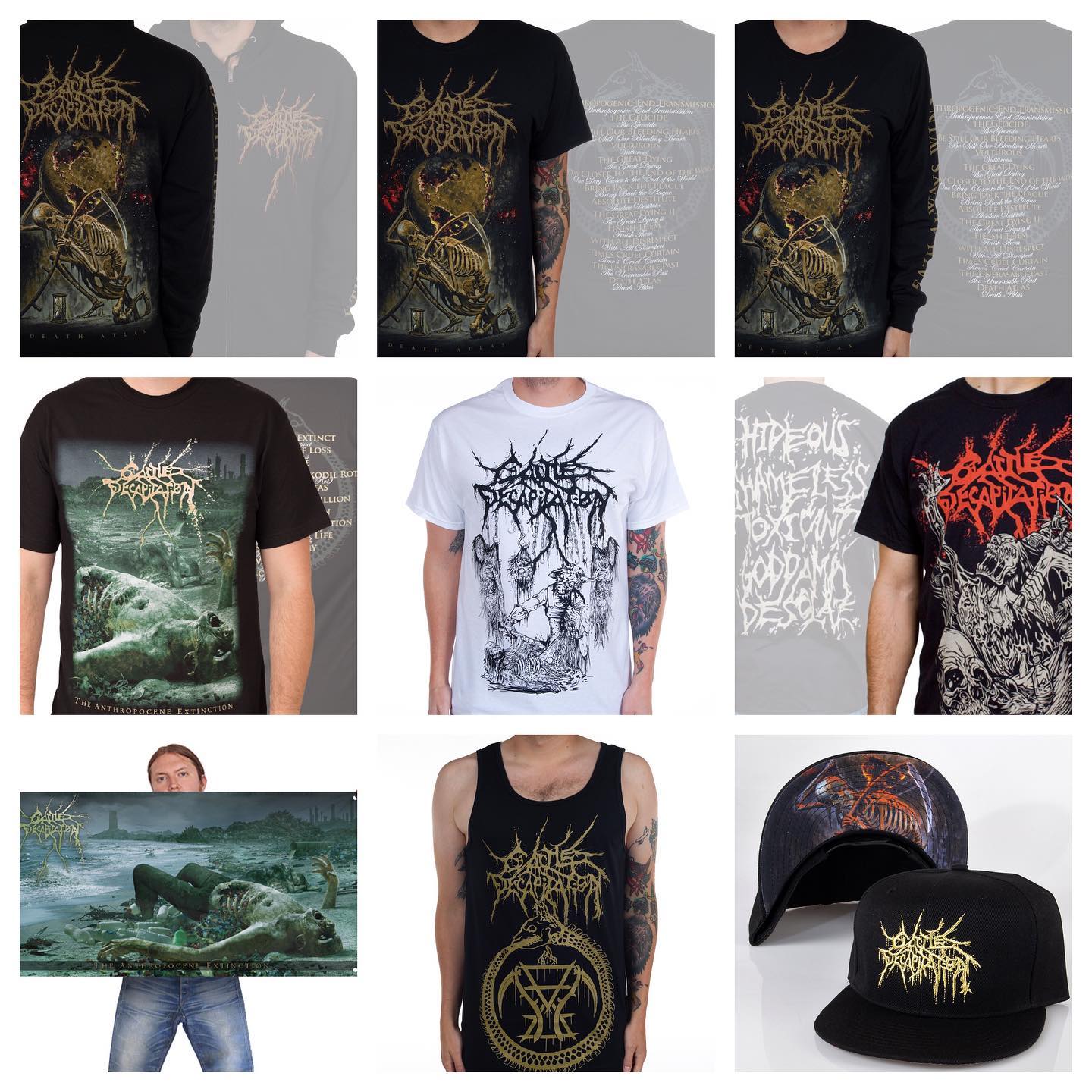 🔥Arrived! New merch BIG SIZES (Small-5XL) 👉 www.decapitated