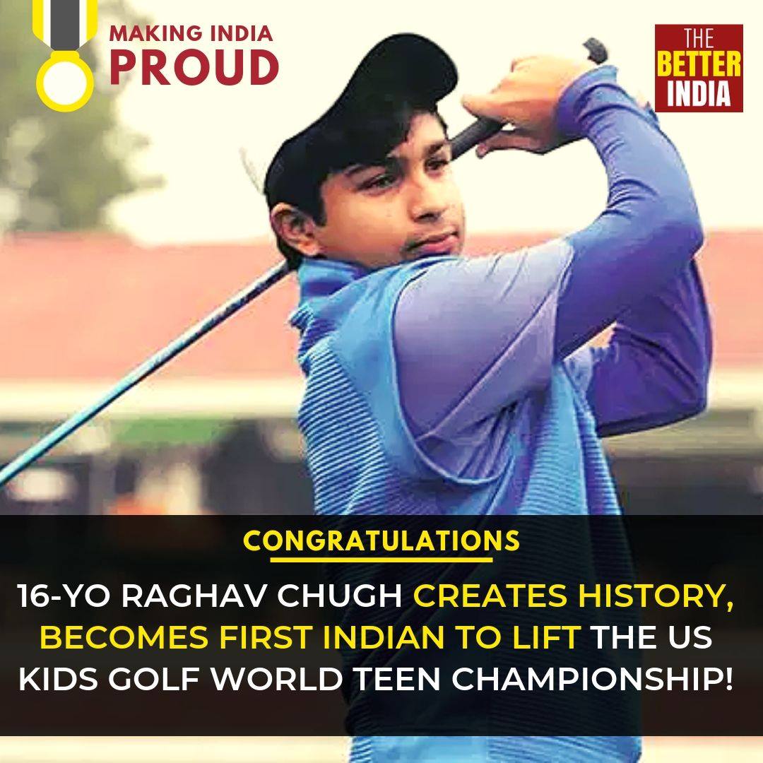 TheBetterIndia - “He has the talent to be one of the best golfers ever ...