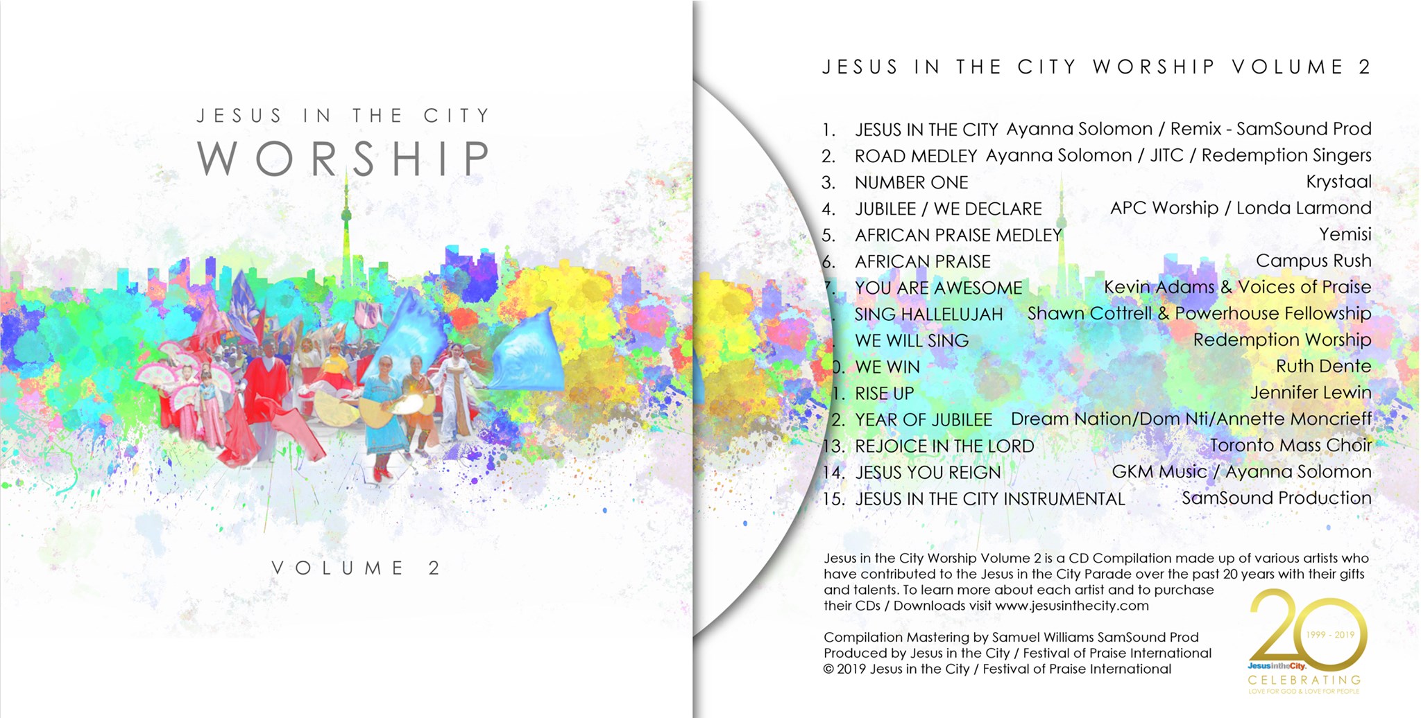 New cd&dvd Jesus At The Center LIVE- releases August 14. So
