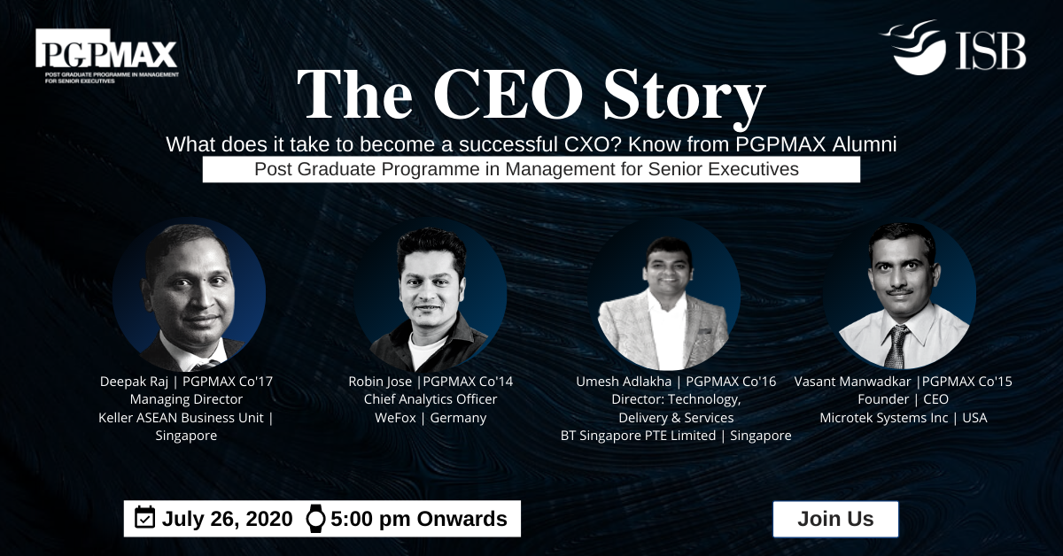 What does it take to become a... - Indian School of Business | Facebook
