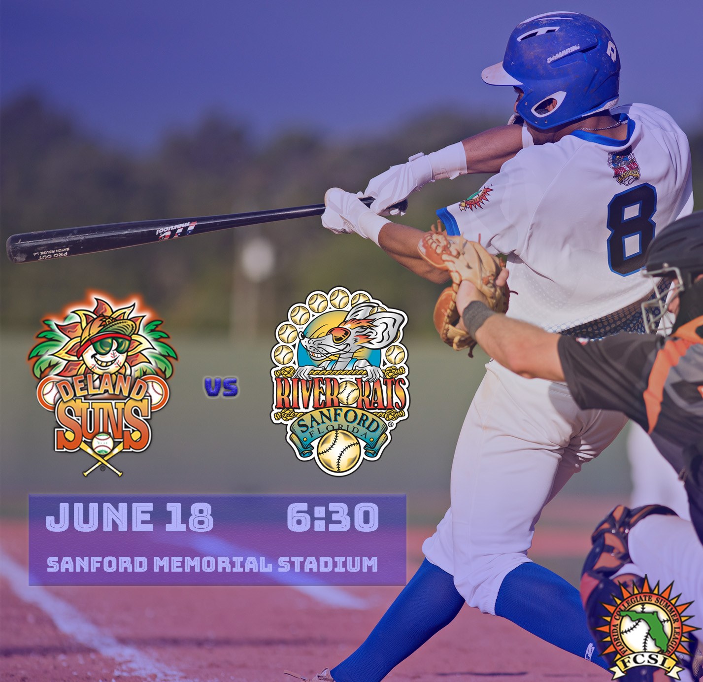 The River Rats host the Deland Suns... - Sanford River Rats