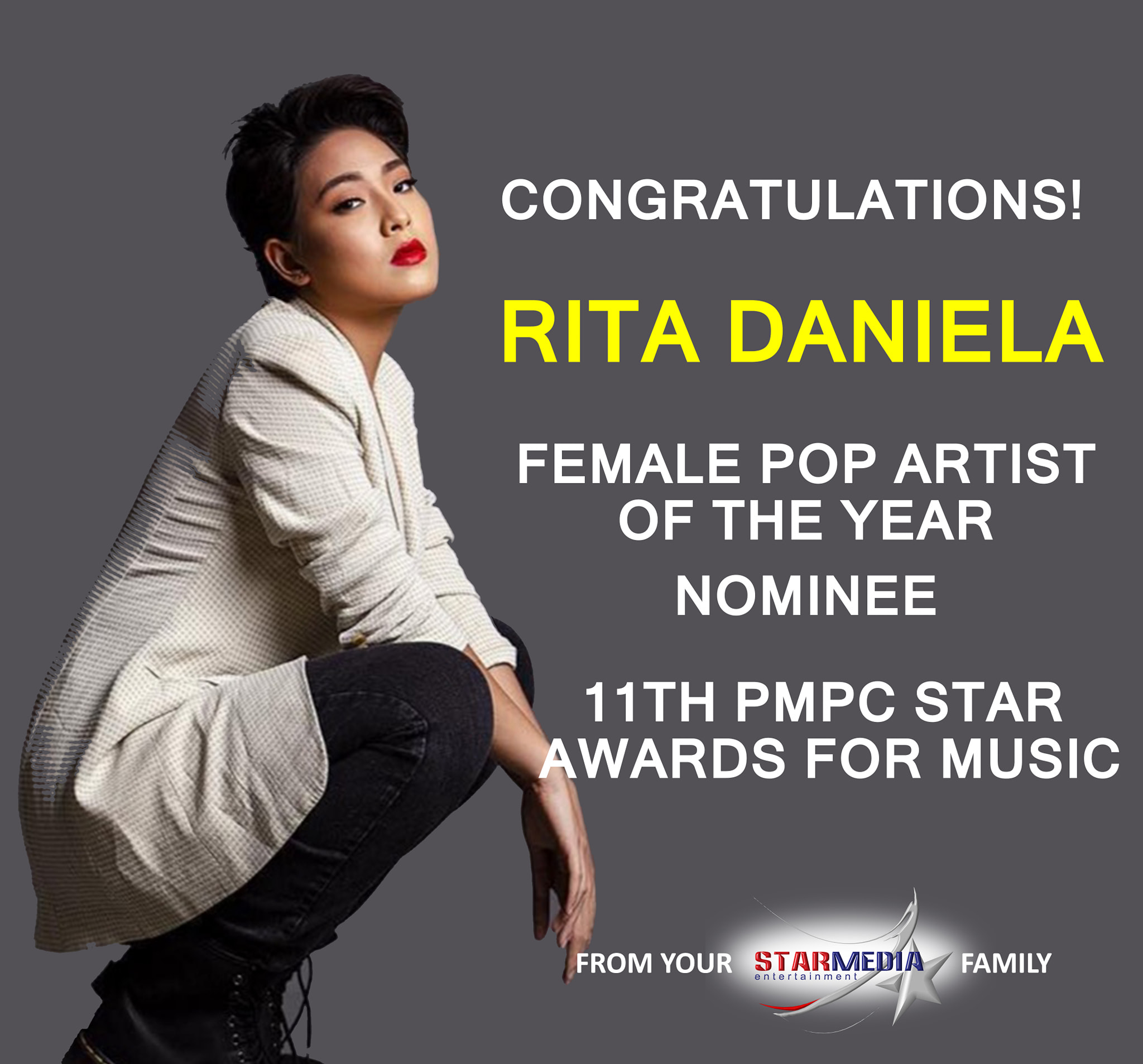 Congratulations Rita Daniela on... - Starmedia Entertainment | Facebook