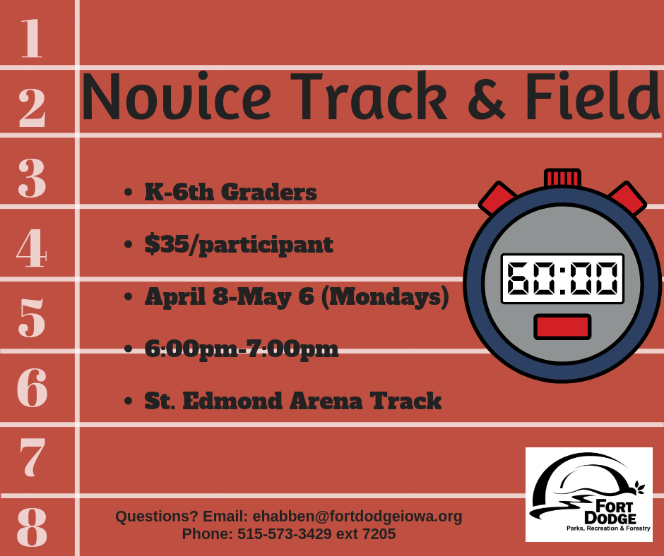Fort - Registration for Novice Track & Field is now open! Sign those K ...