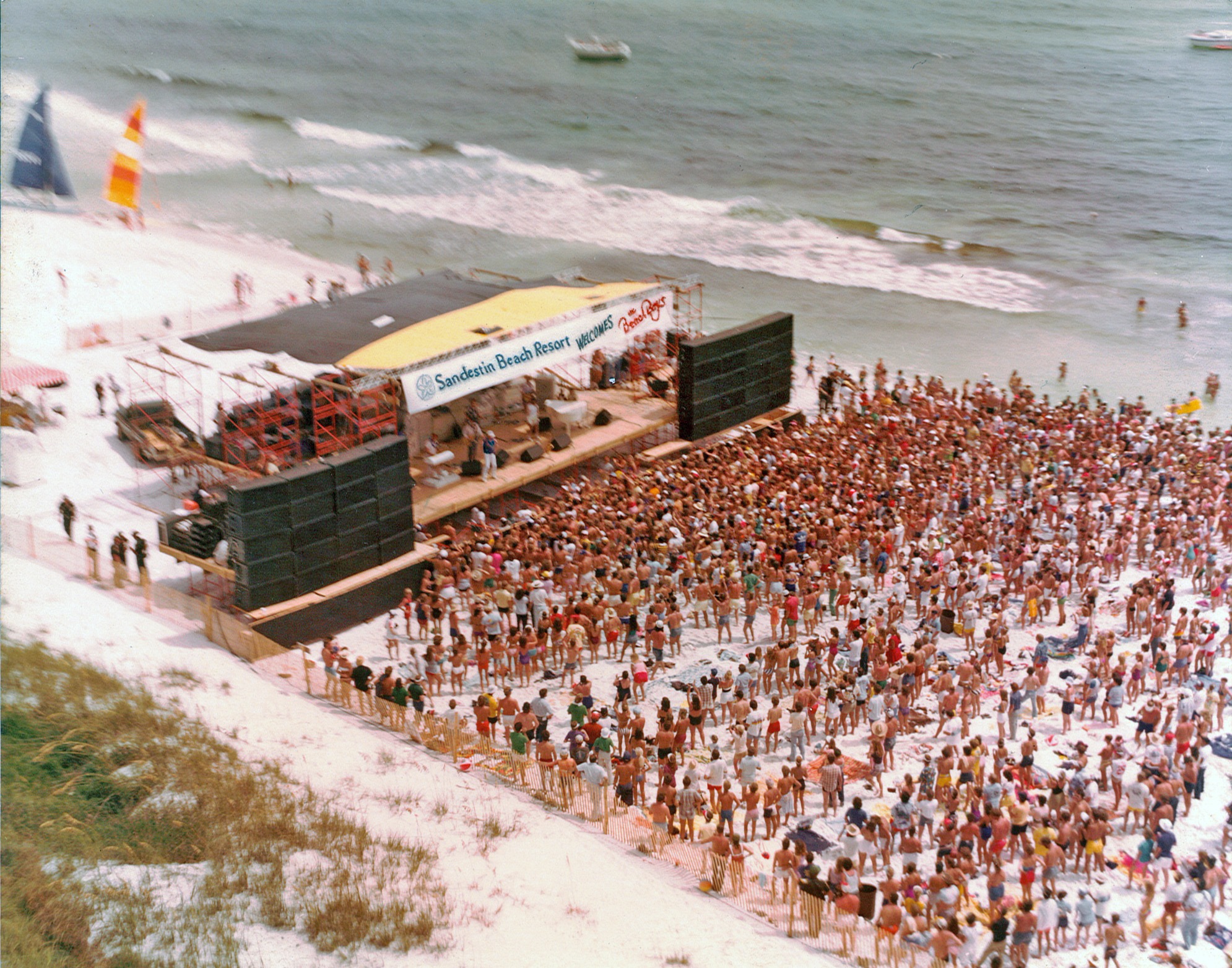 The Beach Boys perform at Memorial Stadium in Myrtle Beach