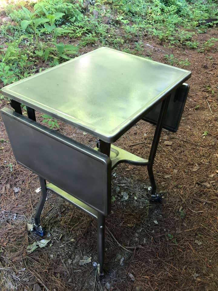Vintage Typewriter Table Acquisition and Uses