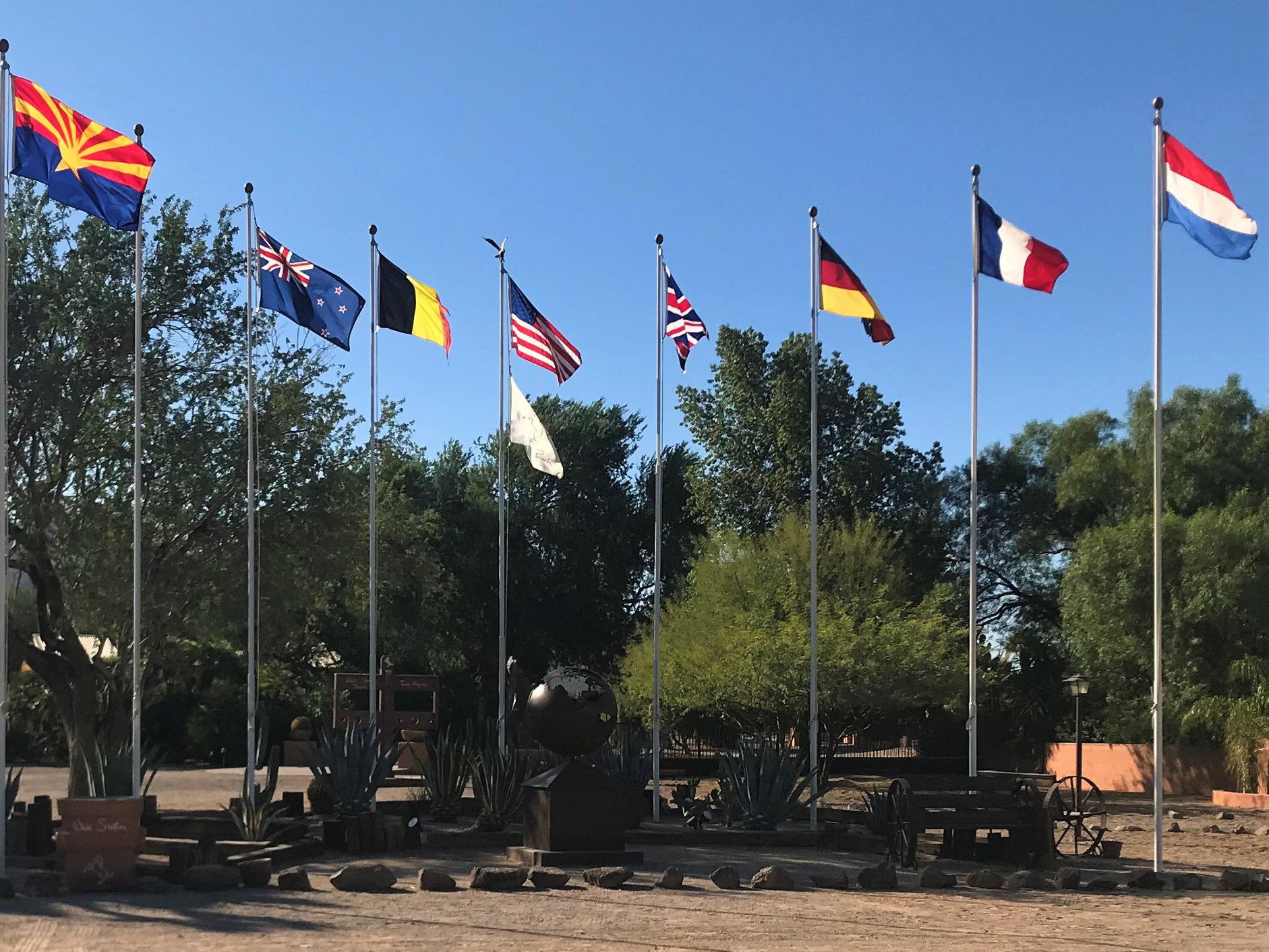 We fly the flags of... - White Stallion Ranch, Tucson, AZ