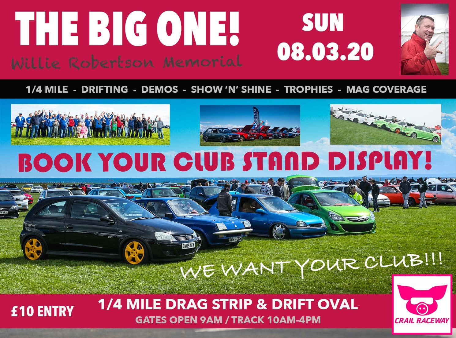 Crail Raceway - THE BIG ONE 8th March 2020 - STILL TIME TO...
