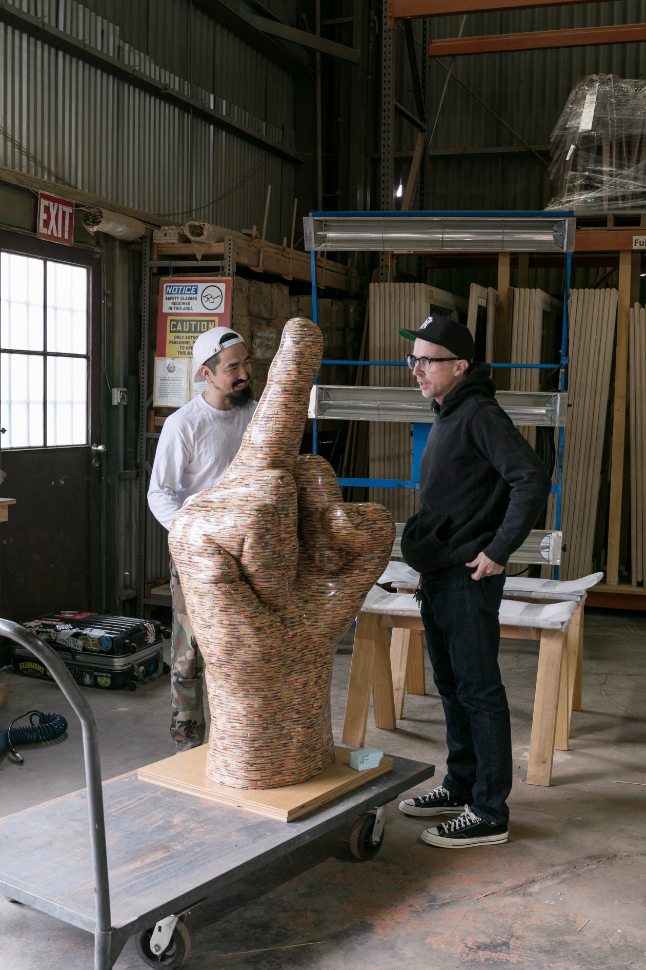 HUF - During his recent trip to LA, Haroshi made the Modernica 