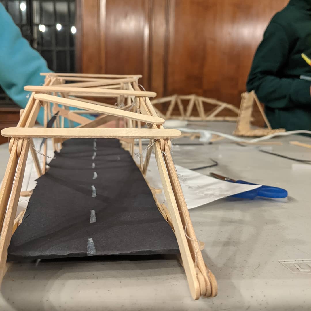Truss bridges complete!... - Science Museum of Long Island